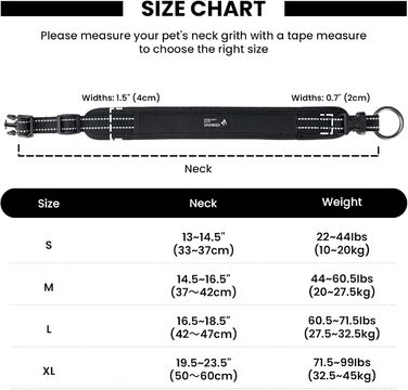 Нашийник для собак Exceent Eite Spanker з PU матеріалу, чорний, розмір L, регульований, для дресирування великих собак