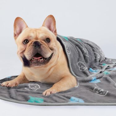 М'яка ковдра для собак та котів Luciphia, 3 шт. у наборі, 104*76 см, флісова, тепла, для дому та подорожей