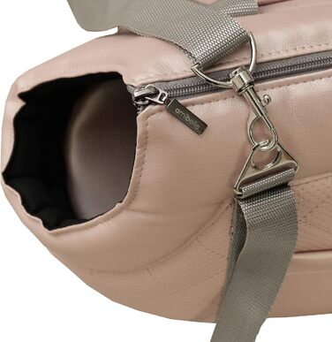 Сумка-переноска для собак та котів Boutique Zoo - рожева (штучна шкіра), до 5 кг