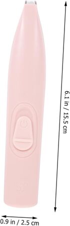 Електричний триммер для лап собак Milisten 2 шт. - тиха обрізка шерсті для обличчя, очей та лап собак, котів, кроликів. 2.5x15.5 см