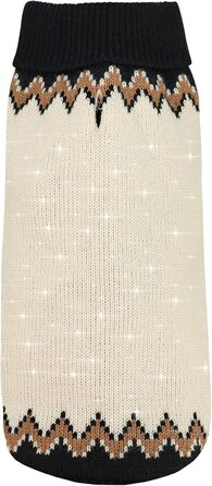 Пуловер для собак Record Marzipan: теплий, стильний, бежевий, довжина спини 45 см