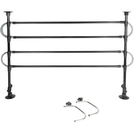 Сітка для багажника для собак, регульована за висотою та шириною, безпечна для транспортування, міцна металева сітка, підходить для SUV, універсалів та хетчбеків