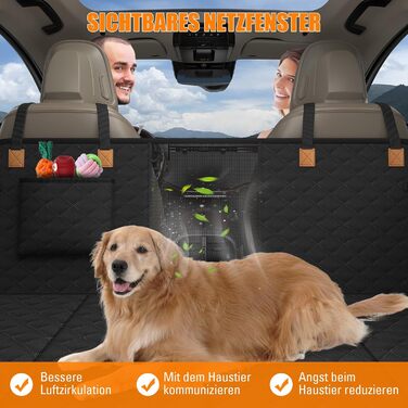 Захист для заднього сидіння автомобіля BMaoBBo: водовідштовхувальний, стійкий до подряпин, для SUV та сімейних авто (127x62 см)