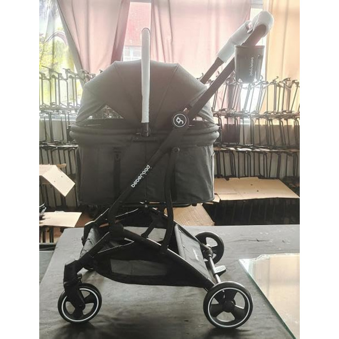 Дитяча та переносна коляска 3 в 1 для собак та котів T3, чорна