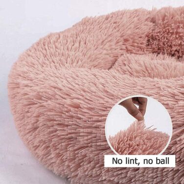 Ортопедичне ліжко для собак великих порід, XL, плюшеве, 110/120 см, з подушкою, миється