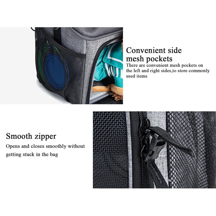 Кошик для собак на велосипед - дихаюче ліжко для тварин | Знімний кріплення для переноски для подорожей, заднього двору, гір та кемпінгу