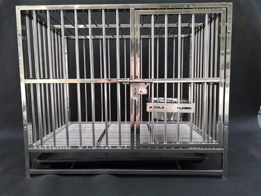 Підвісні миски для собак XXL 28 см, нержавіюча сталь, поїлка та годівниця для клітки
