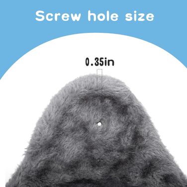 Гніздо-гамак для котів UXIETIN, зручний гамак для великих котів з глибоким кошиком, додаткове кріплення для котячого дерева, заміна гамака для котів, екстра