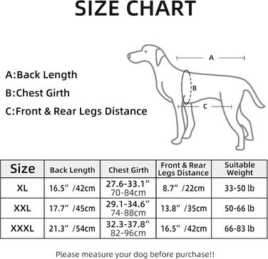 Сумка-переноска для собак, рюкзак для собак, підтримка лап, шлейка для собак, переноска для літніх собак, травми суглобів, артрит, підйом та спуск сходами, параліч, XXL (22,7–29,9 кг)