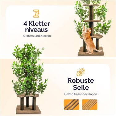 Котячий будиночок-крісло 160 см – стабільний котячий будиночок з змінними подушками – для великих котів – сучасний та декоративний