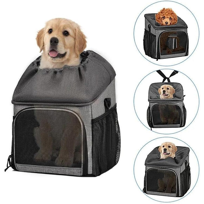 Рюкзак-переноска для собак та котів, foldable, для собак середніх та малих порід