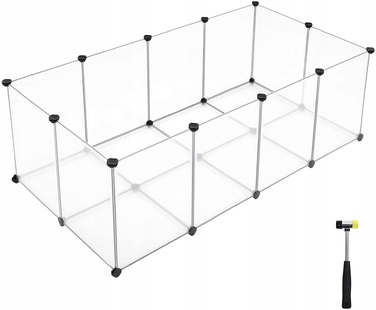 Клітка для кролів Songmics, 46 x 143 x 71 см