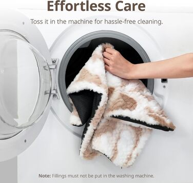 Тепла ковдра для кота, гріюча ковдра для котів та собак, самогріюча ковдра для котів, 75x50 см, коричнева