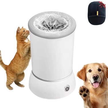 Pawclean Pro: очищувач лап для собак Pfotenjoy, 360° очищення, USB, тихий, без стресу