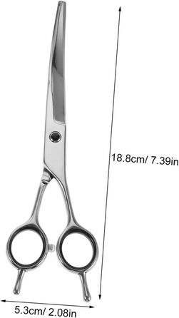 Професійна ножиця для собак та котів з ергономічною ручкою. Високоякісна сталь, безпечна та зручна для грумінгу.