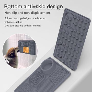 Килимок для собак Leckmatte, силіконовий, антиковзкий, для грумінгу та тренувань (Blue)