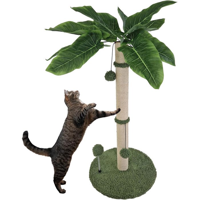 Кігтеточка TRUTZHOLM з м'яким покриттям: кігтеточка для котів з міцного сизалю, 85 см