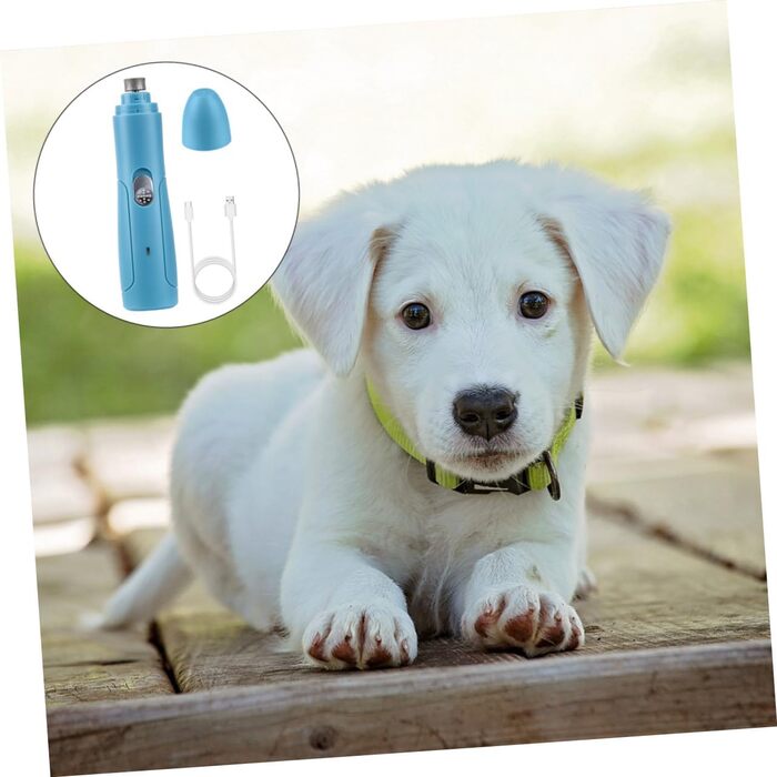 Електричний триммер для когтів Beavorty - для собак та котів. Триммер та пилка 2-в-1. Тиха робота, без вібрації.