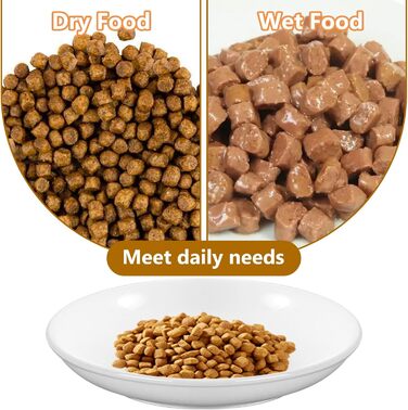 Набір мисок для котів з кераміки (6 шт.) - миски для корму та води, керамічні миски для котів