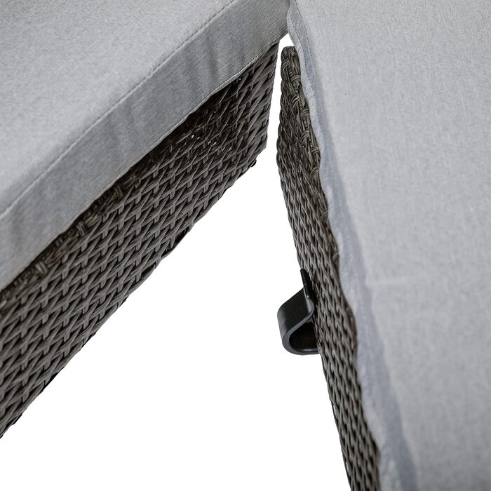 Greemotion лежанка для собак з дахом та подушкою, сірий колір, 79 x 83 x 56 см