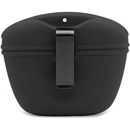 Сумка для ласощів для собак з силікону, на кліпсі, портативний контейнер для тренувань, практичний талійний кліп, для прогулянок з собакою