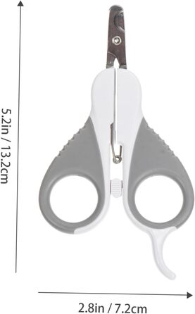 BESPORTBLE 2 шт. Кусачки для нігтів домашніх тварин: для собак та котів. Сталеві кусачки з вигнутим ножем для безпечної та безболісної догляду за нігтями.