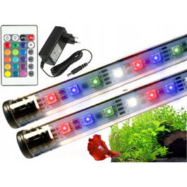 LED-освітлення для акваріума LUMI FLORA, комплект 2x60см, світлодіоди 5730 RGB