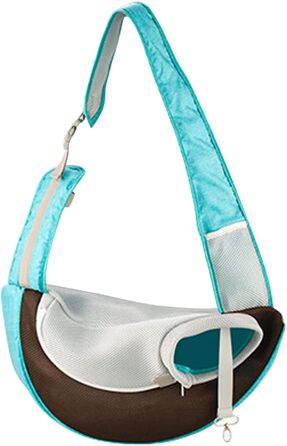 PETCUTE Сумка-переноска для собак, сумка для цуценят, регульована переноска з поводком, дихаюча сітка, переноска для собак з передньою кишенею, переноска для домашніх тварин для прогулянок на відкритому повітрі (M, Зелений)