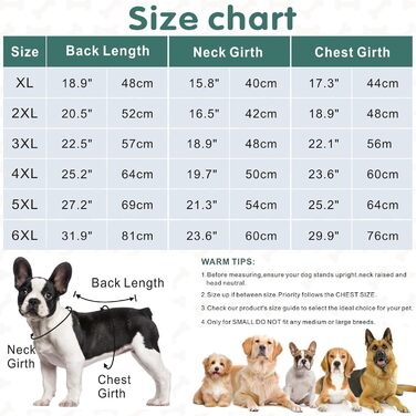 Водонепроникні куртки для собак, зимові теплі куртки для собак, одяг для домашніх тварин з відбиваючими елементами, куртки для собак у холодну погоду, затишні костюми від снігу, куртки та жилети для маленьких, середніх та великих собак (Зелений, 5XL)