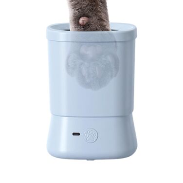 Очисник лап для собак Yulokdwi | Портативний пристрій для миття лап | Вологостійкий аксесуар для догляду за лапами для дому, подорожей, кемпінгу, прогулянок, блакитний