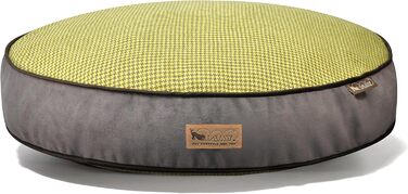 Кругле ліжко для домашніх тварин P.A.Y. Pet ifestye & You PY0006AF, камуфляж, білий (27.5 x 27.5 x 4.5 см, жовто-коричневе)
