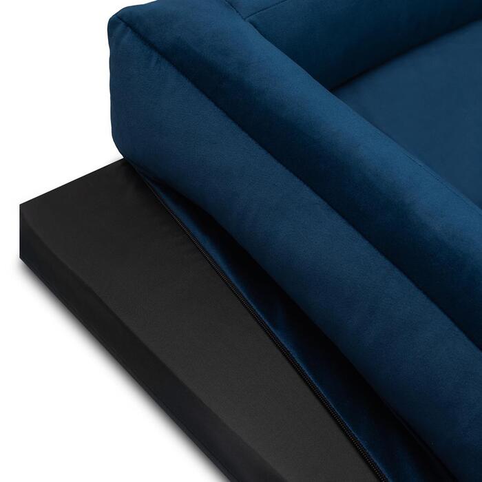 Ортопедичне велюрове лежак-преміум для собак середніх порід HUGGY DOGGY XL