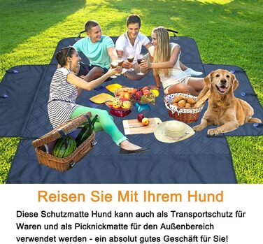 Захист для багажника автомобіля Paw Jamboree: килимок для собак, 201x134 см