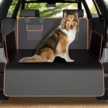 Захист для багажника автомобіля від бруду та подряпин для собак, універсальний, 185x102 см, 600D, водонепроникний, стійкий до подряпин, для авто, SUV, Van (Помаранчевий)