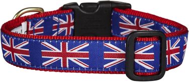 Нашийник для собак Up Country Union Jack, ширина 2,5 см, розмір L