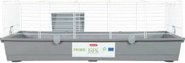 Клітка для гризунів ZOLUX Primo 120 см, біла і сіра