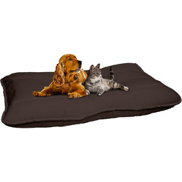 Елегантна подушка для собак Maxy, коричнева, 60x100 см