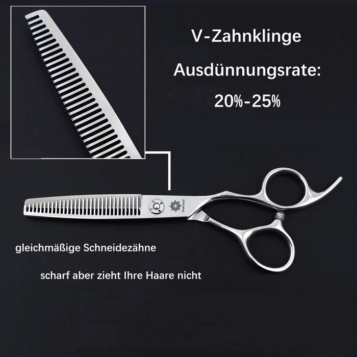 Професійна фризьорська ножиці Dream Reach 6 дюймів з японської сталі 440C, ручної роботи, для точного зрізу волосся дам та чоловіків. Ідеальний подарунок.
