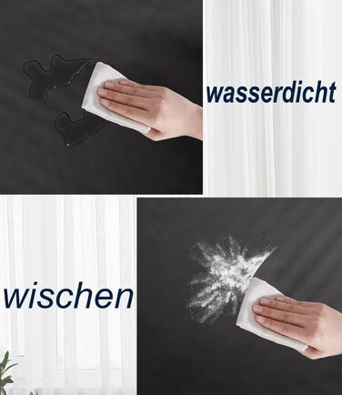 Ортопедичне ліжко для собак великих порід від GUANGDEEN - м'яке, знімний чохол, чорний колір, 116x71x7 см