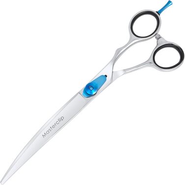 Професійна вигнута ножиця Masterclip Essentials для перукарів (19,1 см), нержавіюча сталь, для правшів