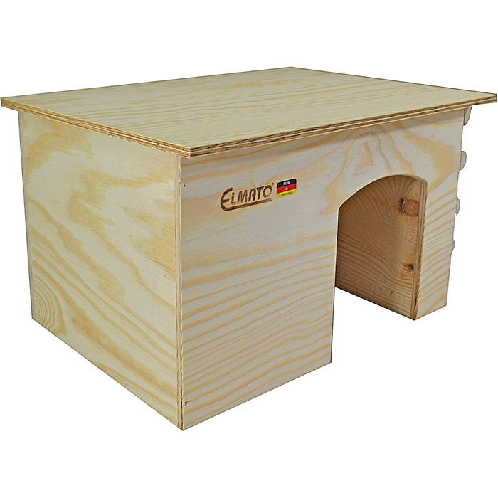 Будиночок для гризунів Elmato Heuscheune XL 42x29x26 см, сіно, натуральне дерево