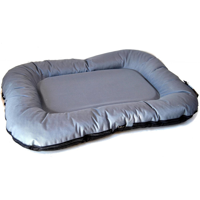 Крісло-лежанка для собак Ebon Ponto - 6 розмірів, сірий колір - міцне, водовідштовхувальне, пральне, зроблене в ЄС (XXL, сірий)