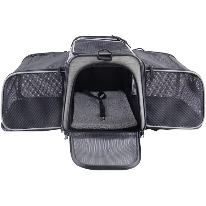 Чемодан Nobby Tasche EXTEND сірий, 45 x 28 x 28 см