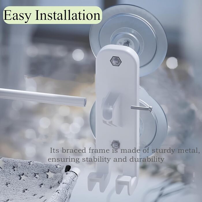 Крісло-гамак для котів на вікно, розкладне, сіре з малюнком 