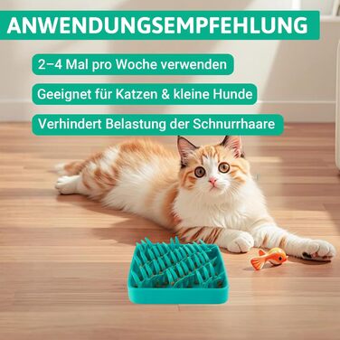 Силіконова килимок для собак PEGGY11, 28×28 см, Slow Feeder, антиковзаюча, легка у митті