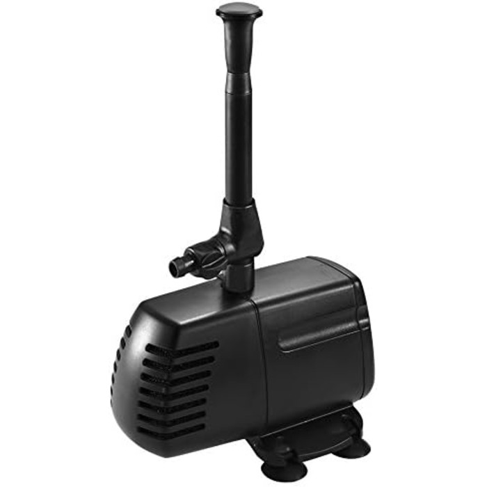Sera Pond SP 1500 — ефективний насос для ставка, 750 л/год, 18 Вт, водограй, монтаж на присосках, висота струменя 1 м