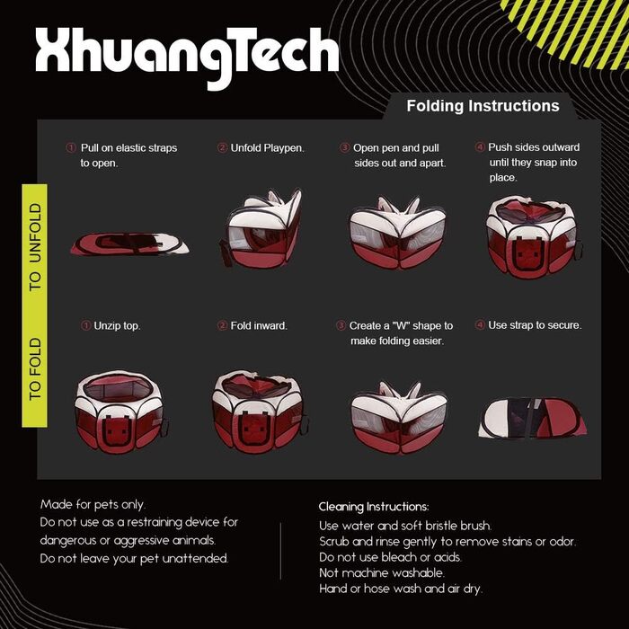 Килимок для собак та котів, портативний, складаний, 31 x 23 см, бежевий та червоний