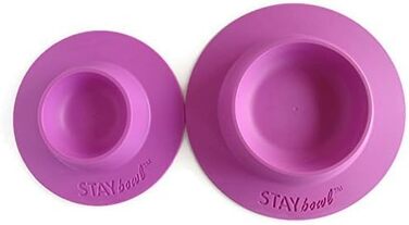 STAYbowl – миска для морських свинок та інших дрібних тварин, фіксуюча, фіолетова, 3/4 склянки