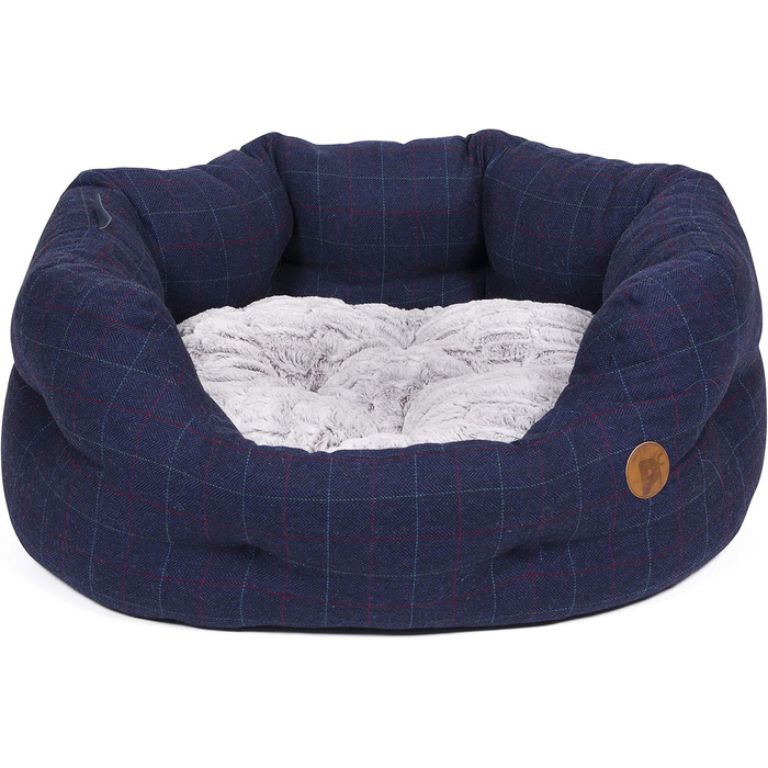 Крісло-ліжко для собак Petface Midnight Tweed, овальне, розмір M, для середніх порід