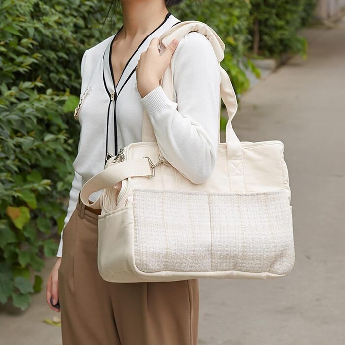 Сумка-переноска для тварин, універсальна, з бавовняного канвасу, для подорожей, дихаюча, портативна, кремового кольору